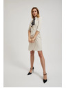 Moodo Krem preklopne haljine