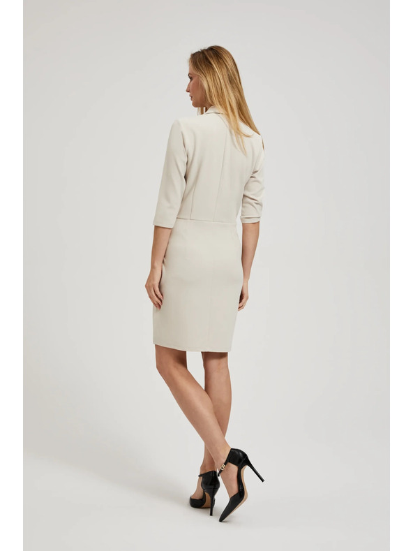 Moodo Krem preklopne haljine