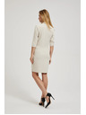 Moodo Krem preklopne haljine