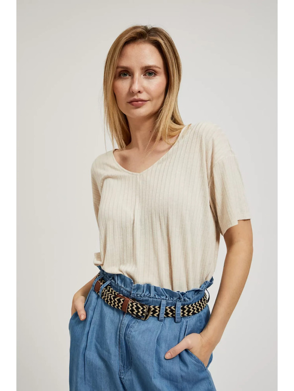 Moodo Krem labava majica