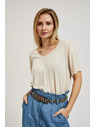 Moodo Krem labava majica