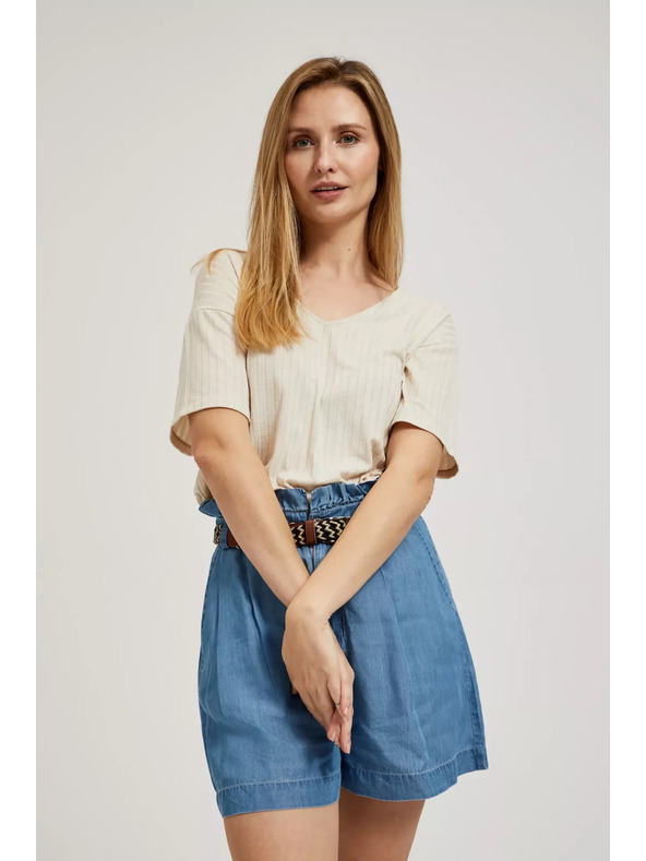 Moodo Krem labava majica