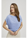Moodo Svijetloplava labava majica