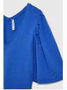 Moodo Plava majica sa širokim rukavima