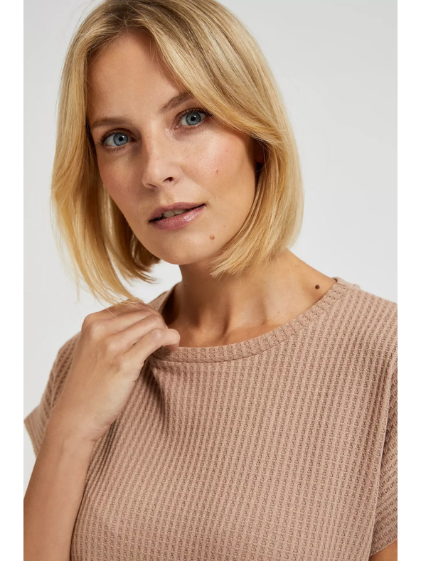 Moodo Svijetlosmeđa majica