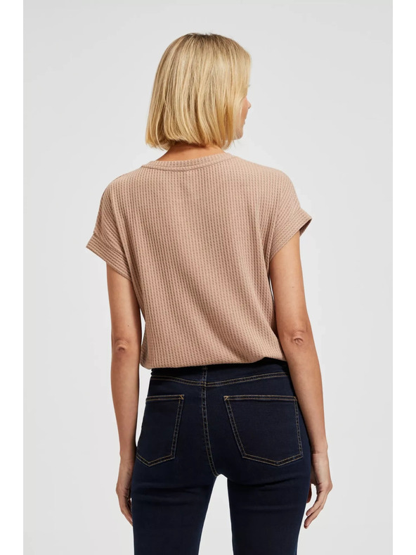 Moodo Svijetlosmeđa majica