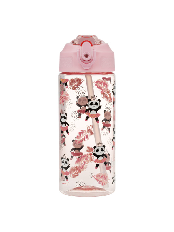 BAAGL  BAAGL Tritanska boca za piće sa slamkom Panda 500 ml
