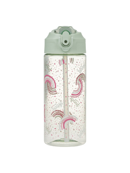 BAAGL  BAAGL Tritanska boca za piće sa slamkom Duga 500 ml