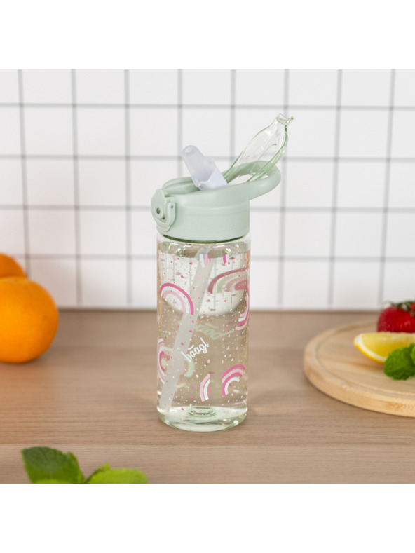 BAAGL  BAAGL Tritanska boca za piće sa slamkom Duga 500 ml