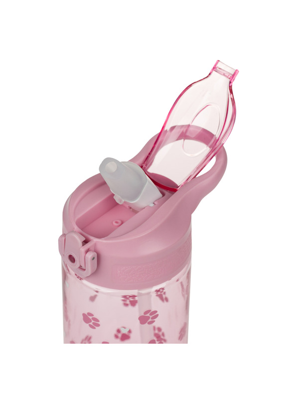 BAAGL  BAAGL Tritanska boca za piće sa slamkom Šape 500 ml