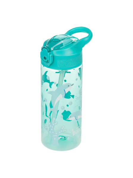 BAAGL  BAAGL Tritanska boca za piće sa slamkom Delfin 500 ml