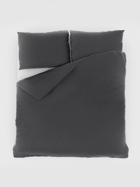 Kvalitex Listovi od francuskog muslina 220x200, 70x90cm tamno sivi Kvalitex