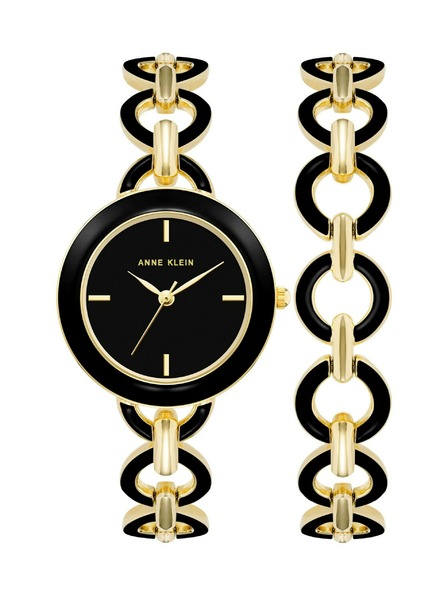 Anne Klein Poklon set sata i narukvice Anne Klein AK/4066BKST