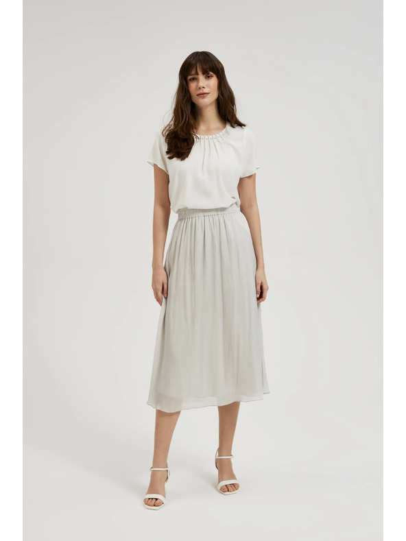 Moodo Siva naborana suknja