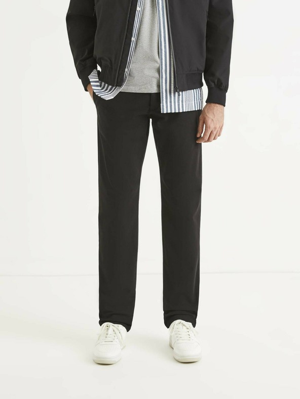 Celio Crne muške hlače Celio