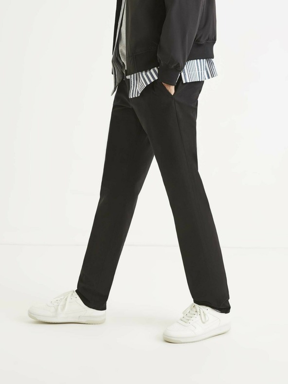 Celio Crne muške hlače Celio