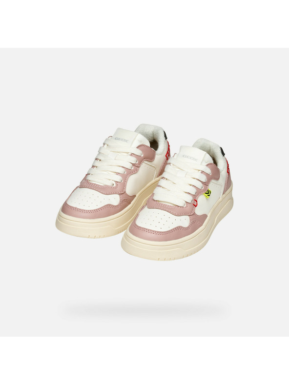 Geox Bijele djevojčinske tenisice Geox Lestrella