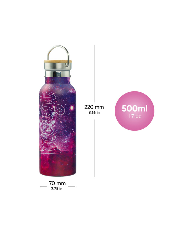 BAAGL  BAAGL Termosica s bambusovim poklopcem Galaxy, 500 ml