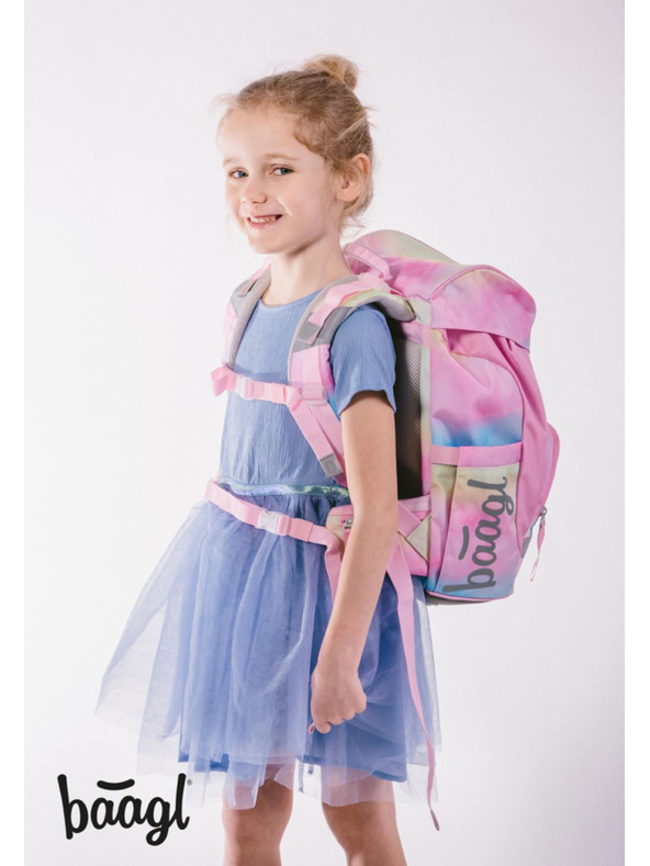 BAAGL  BAAGL Školski ruksak Airy Rainbow Unicorn