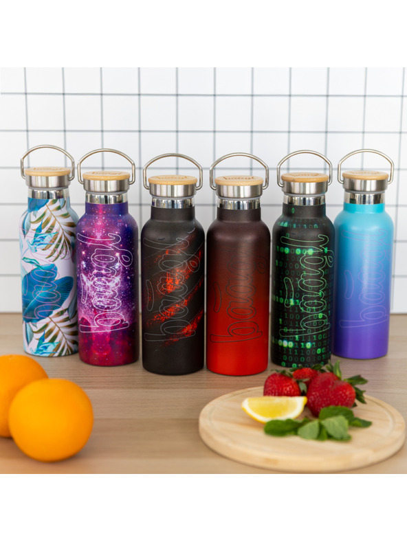 BAAGL  BAAGL Termosica s bambusovim poklopcem Lava, 500 ml