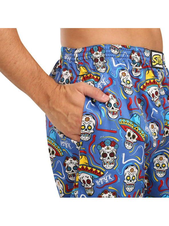 Styx Muške pidžama hlače Styx lubanje