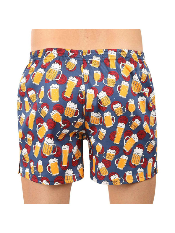 Styx Muške bokserice Styx premium art klasična guma pivo