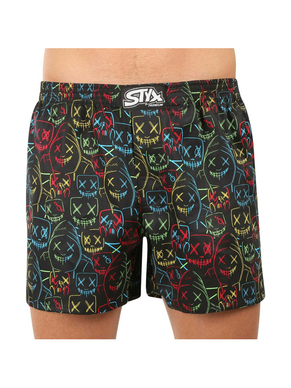 Styx Muške bokserice Styx premium art klasična guma maske