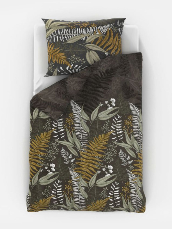 Kvalitex Satenska produžena posteljina LUXURY COLLECTION 140x220, 70x90cm PAPRAT