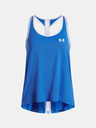Under Armour Djevojačka majica bez rukava Under Armour Tech Knockout Tank-BLU