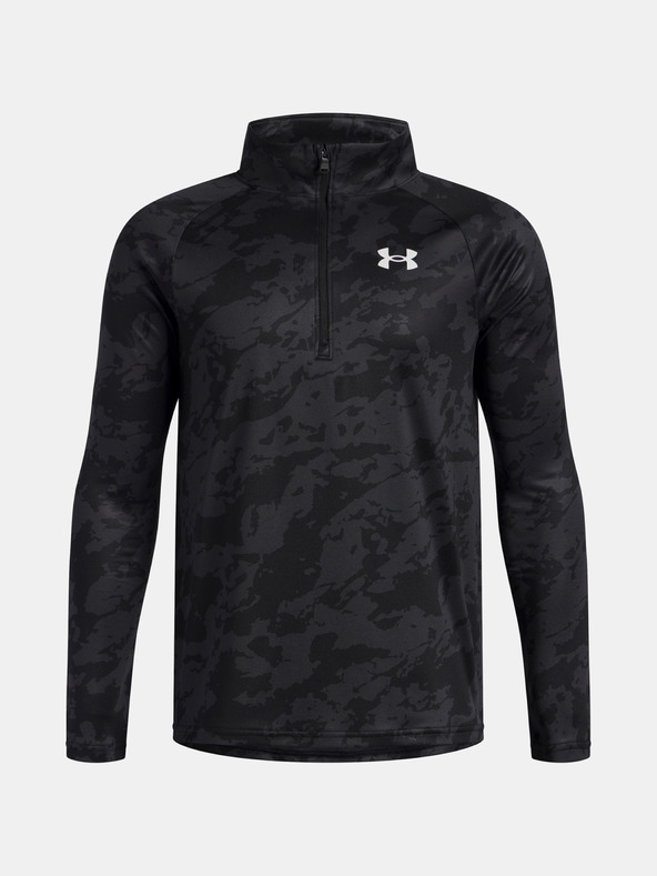 Under Armour Dječja majica Under Armour UA Tech 2.0 1/2 Zip-BLK