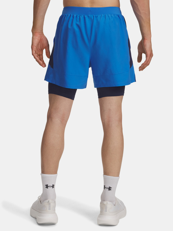 Under Armour Muške kratke hlače Under Armour UA LAUNCH 5" 2-IN-1 SHORTS-BLU