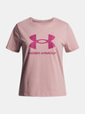 Under Armour Djevojačka majica Under Armour UA BIG LOGO SS-PNK