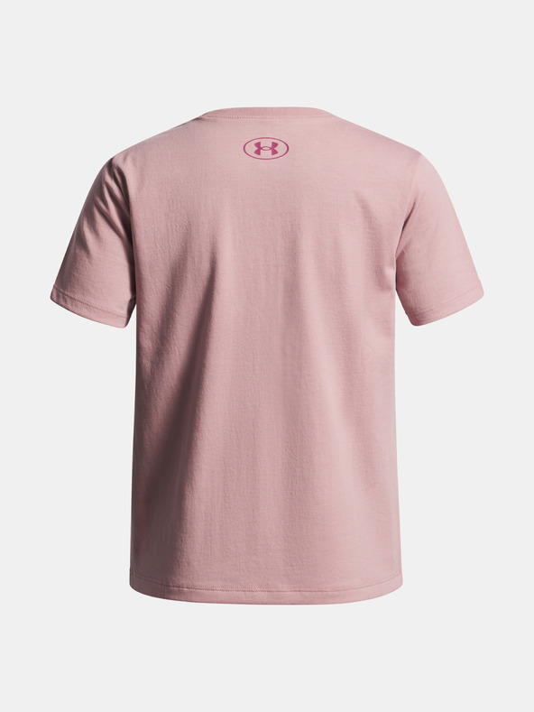 Under Armour Djevojačka majica Under Armour UA BIG LOGO SS-PNK