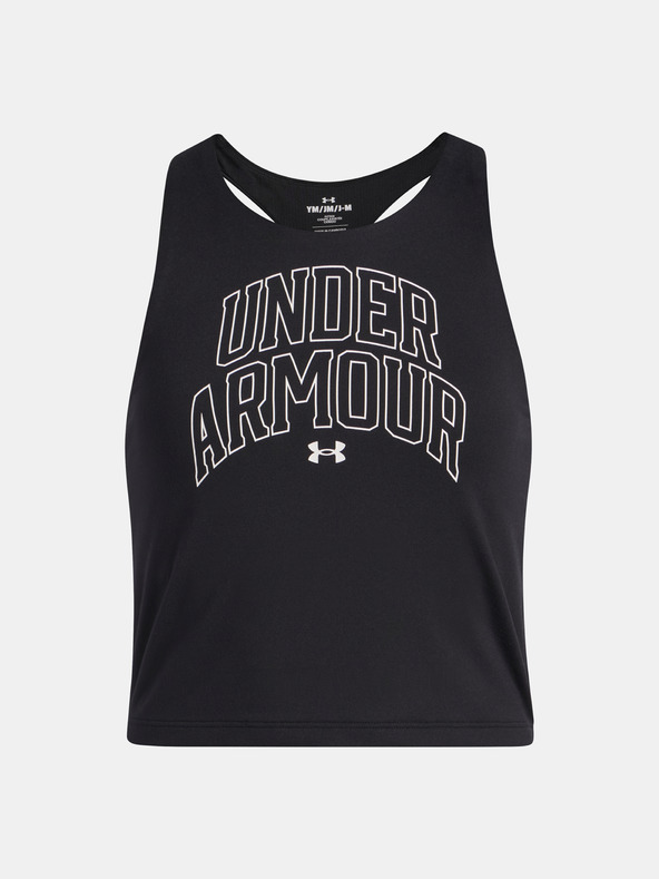 Under Armour Djevojačka majica bez rukava Under Armour UA Motion Branded Tank-BLK