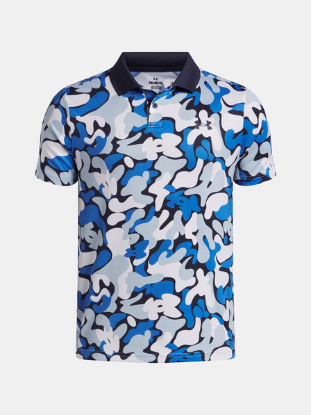 Under Armour Dječačka majica Under Armour UA Matchplay Printed Polo-BLU