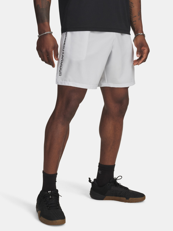 Under Armour Muške kratke hlačice Under Armour UA Tech Woven Wordmark Short-GRY