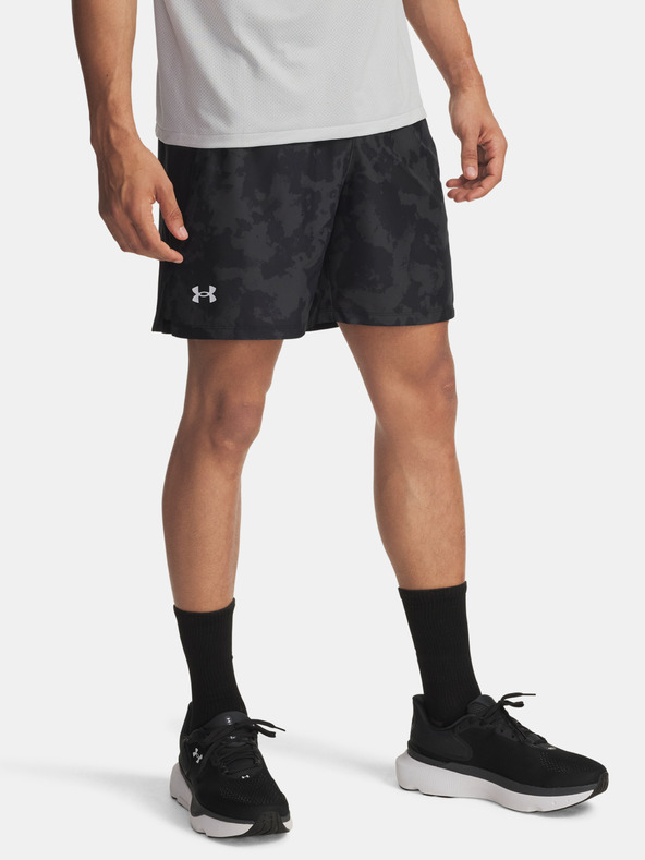 Under Armour Muške kratke hlačice Under Armour UA LAUNCH 7" PRINT SHORTS-GRY