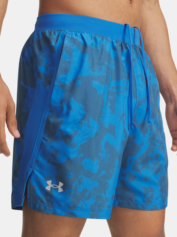Under Armour Muške kratke hlačice Under Armour UA LAUNCH 7" PRINT SHORTS-BLU
