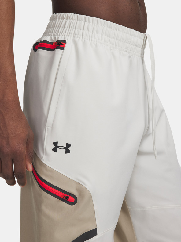 Under Armour Muške sportske hlače Under Armour UA Unstoppable Cargo Pant-WHT