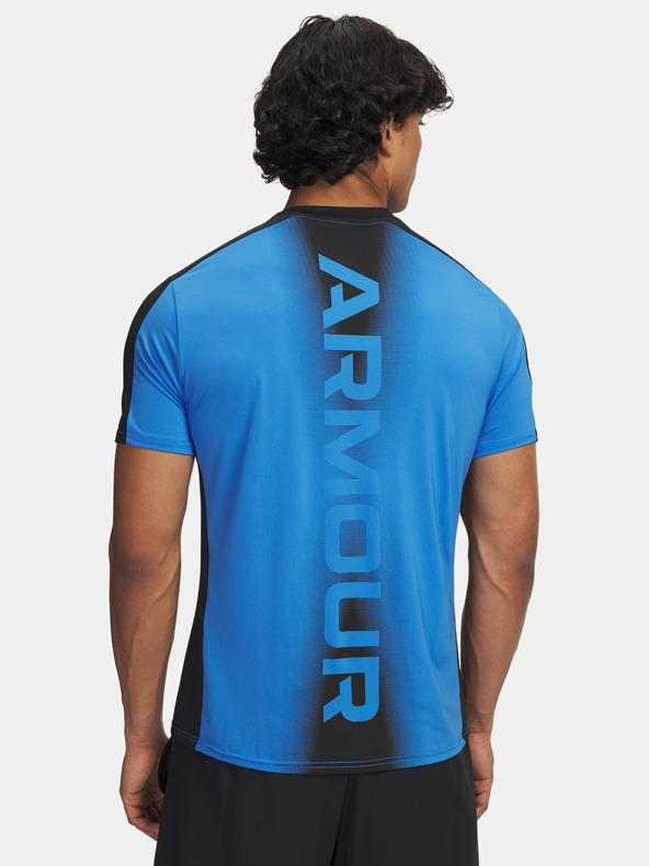 Under Armour Muška majica Under Armour UA HG Wordmark SS-BLU