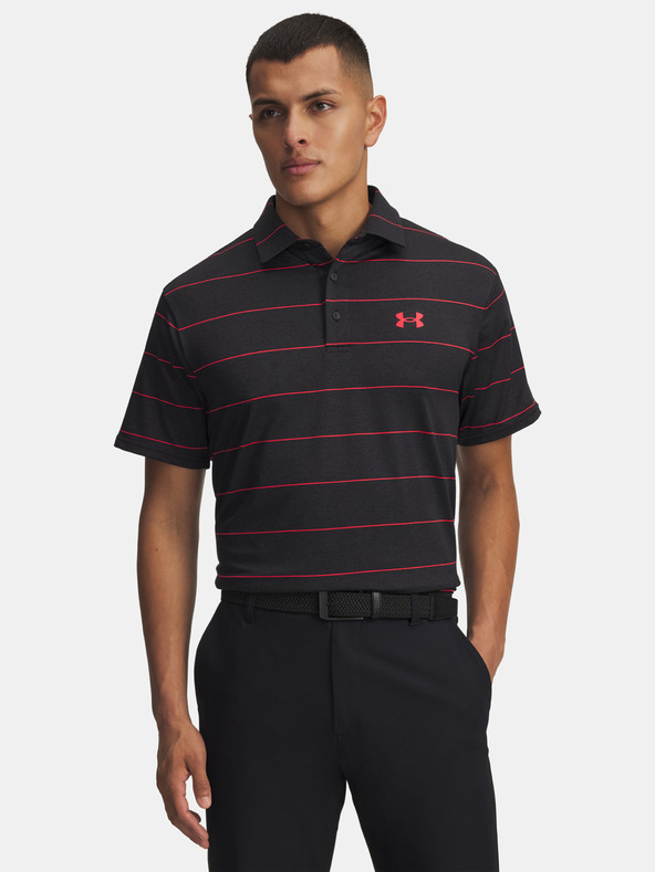 Under Armour Muška majica Under Armour UA Playoff 3.0 Stripe Polo-BLK