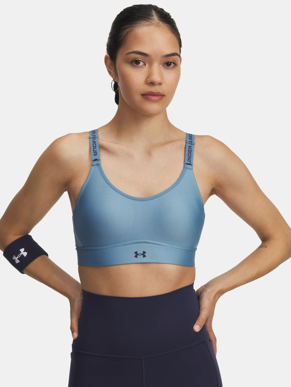 Under Armour Ženski grudnjak Under Armour UA Infinity Mid 2.0 Bra-BLU