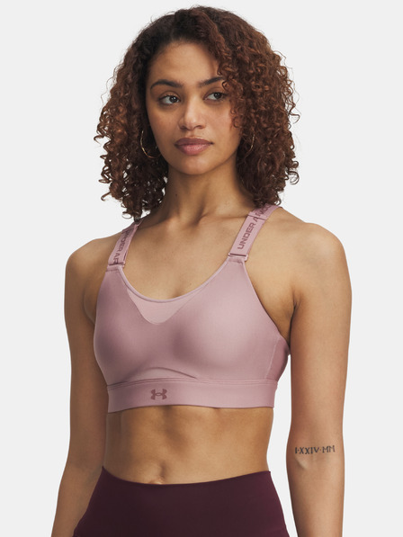 Under Armour Ženski grudnjak Under Armour UA Infinity High 2.0 Bra-PNK