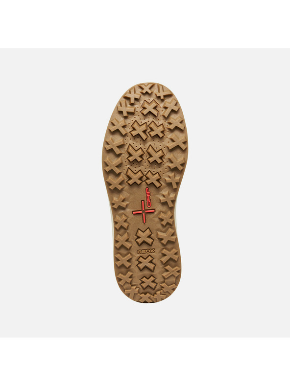 Geox Svijetlo smeđa muška gležnjača Geox Granito + Grip