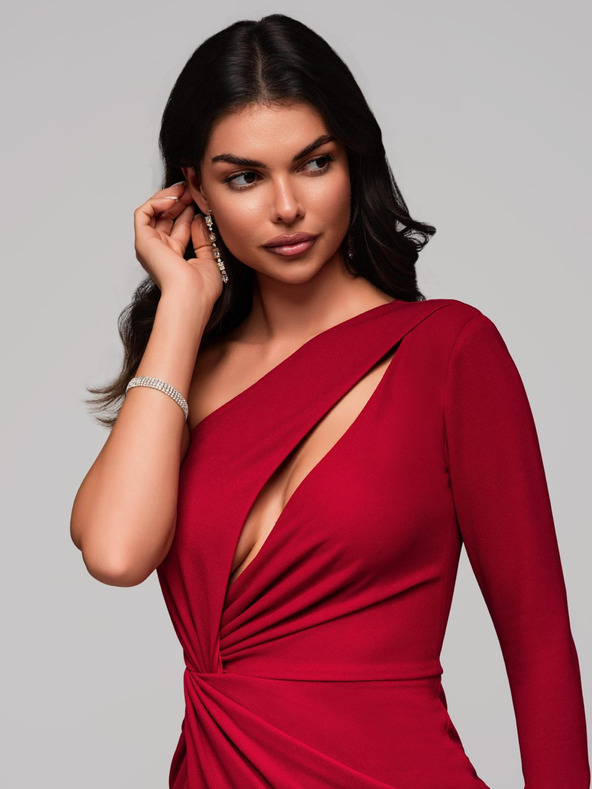 Edoti Maxi haljina GRACE - tamno crvena