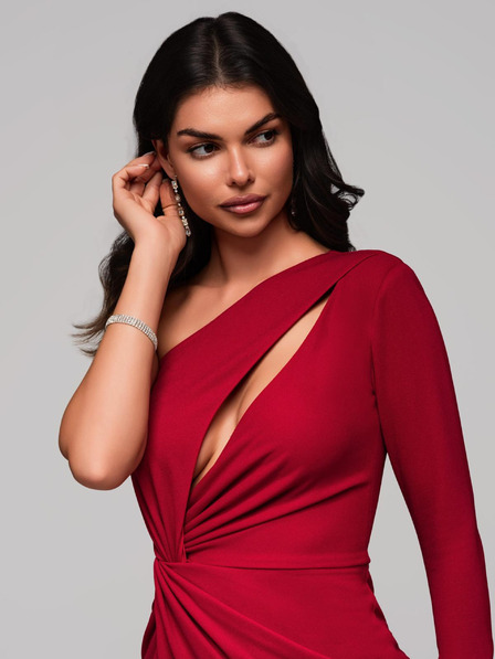 Edoti Maxi haljina GRACE - tamno crvena