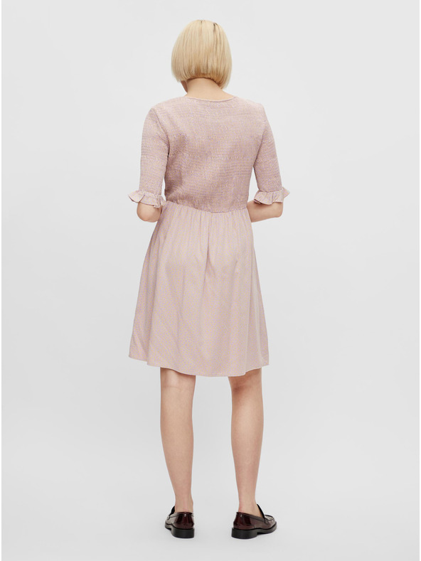 Pieces Pieces Laoise svijetloružičasta cvjetna haljina