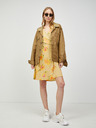 Pieces Pieces Tianna Tie Up žuta cvjetna haljina na omot