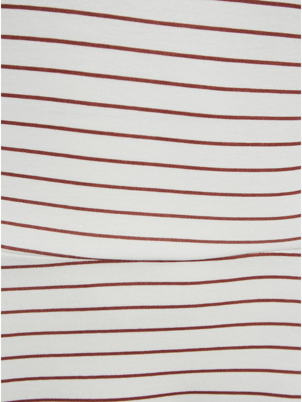 ONLY Bijela prugasta haljina ONLY Felia