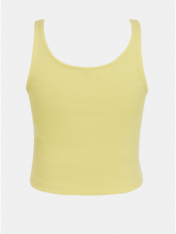 ONLY Žuta kratka osnovna majica bez rukava SAMO Nessa